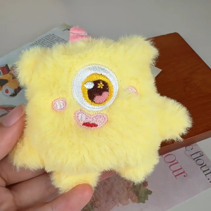 Aksesoris Gantungan Tas Ganci Tote Bag Lucu Tas Hiasan Boneka Tas Mini Kecil Gantungan LIttle Monster Kawai Boneka Bulu BRG