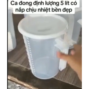 Ca Nhựa 5 Lít Có Nắp