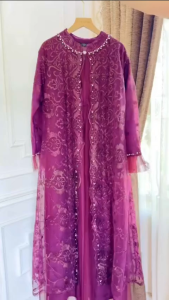 Busana Fashion Muslim Viral Dress Model Pesta Kondangan Series Burgundy Mahogany Gamis Lebaran Terbaru Dress Bridesmaid Tille Mix Brukat Full Puring Aplikasi Payet LD 110cm Dress ibu hajat Full Brukat mewah M L XL XXL BISA COD