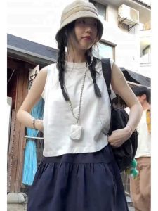 Áo Vest Không Tay Cổ Tròn Dáng Rộng Thời Trang Mùa Hè 2025 Cho Nữ Áo Khoác Ngoài Độc Đáo Áo Vest Nữ Áo Vest Không Tay