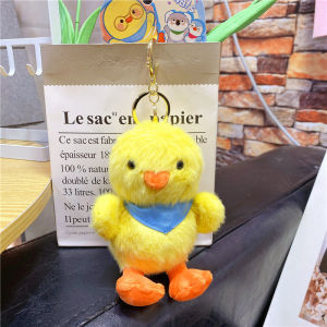 Cute Cartoon Penguin Plush Keychain Toy Couple Hanging Decorations Stress Relief Shaking Sound Soft Toys Creative Gifts