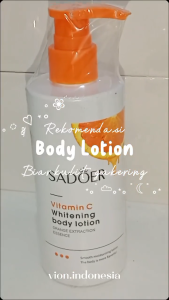 SADOER Vitamin C Whitening Body Lotion: Pelembap & Meremajakan Kulit