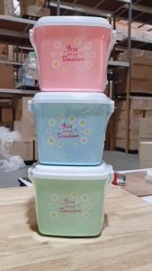 ️ KD กล่องเก็บของ ที่ใส่ของ กล่องเก็บของน่ารักอเนกประสงค์ กล่องพลาสติก ฝาล็อค ขนาด รุ่น LC11 ขนาด 16.5x18x14.5 cm