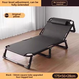 Portable Single Foldable Bed For Adults 1m