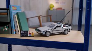 🚚ส่งภายใน24ชม🚚กลับสู่อนาคตซุปเปอร์แทงค์เลโก้ที่เข้ากันได้ 1:1 รูปแบบอาคาร (1872 ชิ้น) ประกอบบล็อกอาคารของเล่นปริศนาคอลเลกชันของขวัญตกแต่ง