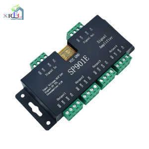 SP901E LED SPI 8CH 4CH Controller Dimmer Signal Amplifier For WS2812B WS2811 WS2813 Addressable LED RGB Magic Strip Pixel Light