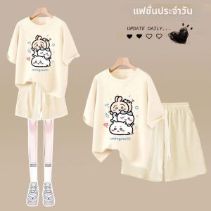 Bộ Áo Thun Tay Ngắn Cotton
