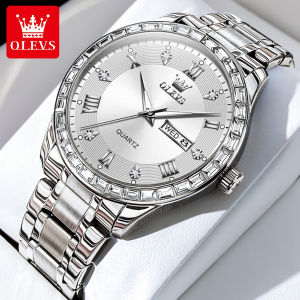 Sale Original Branded OLEVS Watch For Mens High Quality Precise Timing Waterproof 2024 Stainless Steel Watches Box storage