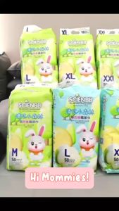 SOIENBB BABY DIAPER ANTI RASH PULL UP PANTS 50PCS S/M/L/XL/XXL/XXXL