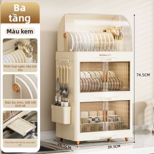 QIANQIN | Hộp Lưu Trữ Dụng Cụ Bếp Có Nắp