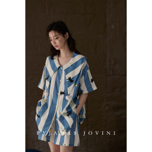 Cool Comfortable Thin Cotton Sleepwear Set