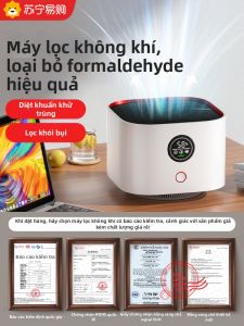 Máy Lọc Không Khí NOCCLILI A3 Máy Làm Ẩm Và Tạo Ion Âm Máy Làm Mát Không Khí Nhỏ Gọn Cho Bàn Làm Việc Phòng Ngủ Máy Hút Thuốc