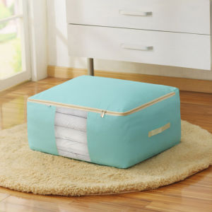 Large Capacity Oxford Cloth Clothes And Quilt Storage Bag Moisture Proof Visual Bedding Organizer Bag Home Dustproof Utensils