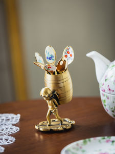 Đồ Trang Trí Phòng Khách Bằng Đồng Bộ Thìa Cà Phê Và Thìa Trái Cây Đồ Trang Trí Nhà Cửa Cổ Điển Bắc Âu Đồ Trang Trí Bàn Ăn