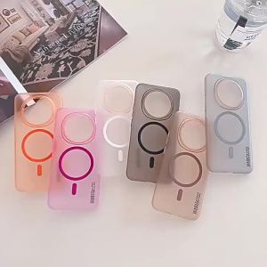 For Samsung Galaxy S26 Ultra S25 Edge S24 Fe S23 + S22 Case Hard Matte Clear Strong Magnetic For MagSafe Anti-drop Protect Cover