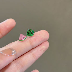 ต่างหูเงินแท้ S925 ทรงสับปะรด ดีไซน์เก๋ไก๋ สำหรับผู้หญิง เครื่องประดับแฟชั่นฤดูร้อน สไตล์หวาน ไม่ติดหู