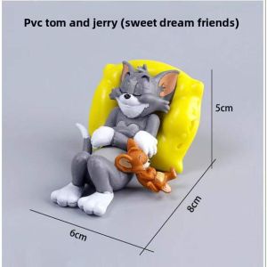 Cute Tom and Jerry Car Decorative Figurines