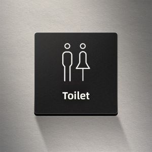 Acrylic Mens And Womens Washroom Signboard Office Door Plaque No Smoking Caution Slip And Bump Saving Water Signboard Toilet Bathroom Instructional Mark