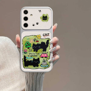 Cute Cartoon Animals Case For Samsung A56 A55 S26 Ultra S25 Plus S24 FE A57 A37 A17 A27 A07 A36 A16 Leather Lanyard Soft Cover