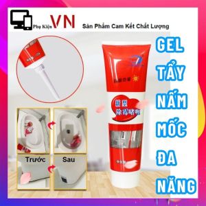 Gel tẩy Nấm Mốc Đa Năng Tuýt 120ml - Chai Tẩy Mốc Silicon Gioăng Cao Su Máy Giặt Mốc Chân Tường Cực Mạnh Hiệu Quả Cao