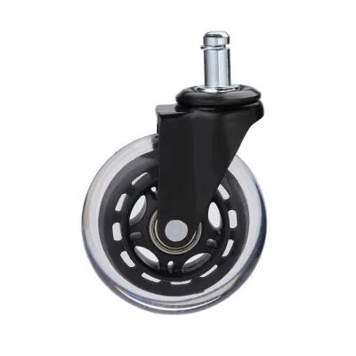 Bánh Xe Xoay Ghế Văn Phòng Bền 3 Inch Chất Liệu PU Xoay Được Giảm Tiếng Ồn Thay Thế Đa Năng Cho Đồ Nội Thất Gia Đình Và Văn Phòng