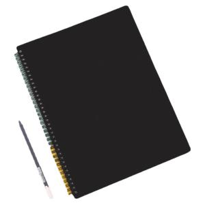 Non-Glare Music Staff Clip for Piano Guitar Guzheng Black A4 Sheet Music Clip Vocal Song Lyrics Folder Music Notation Folder