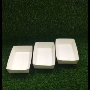 20pcs 450ml Kraft Paper Food Meal Spaghetti Box 320g Thickened Packaging Snack Tray Box