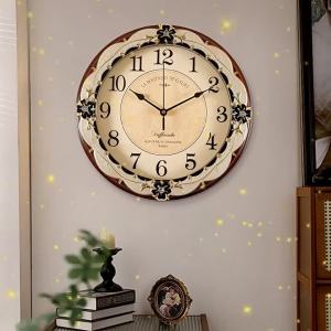 TIMESS | Quiet Simple Style European Quartz Clock Round