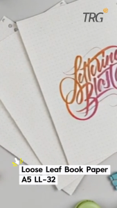 TRG Isi Loose Leaf Bookpaper 20 Holes LL-32 A5 90gsm - Refill Kertas Binder Book Paper Motif Ruled Dotted Grid Plain 90 gsm 1 Pak Isi 50 Lembar TRG