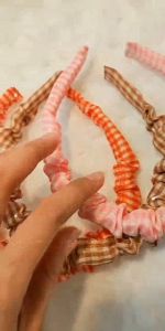 Bando Kotak Kotak Lucu Cantik - Style Korea Termurah aksesoris wanita anak