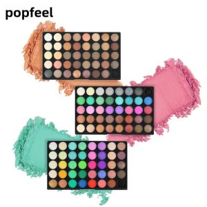 Bảng Phấn Mắt POPFEEL 120 Màu Đa Năng Có Màu Lì Và Nhũ Lâu Trôi Dễ Sử Dụng Cho Người Mới Bắt Đầu Và Chuyên Gia Trang Điểm