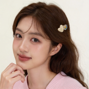 DODO.GOGO | คลิปผมรูปหัวใจน่ารัก DODOGOGO Sweet Cute Female Side Clip Hair Accessories สำหรับเด็กและผู้หญิง คลิปผมสไตล์เกาหลี 2024