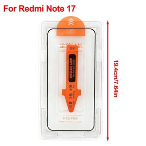3Sets For Redmi Note17 17Pro Tempered Glass Screen Protectors with Easy Installing Kit Scratch Fingerprint Resistant