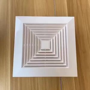1PCS ABS Square Diffuser Air Conditioner Air Outlet Ceiling Ceiling New Air Outlet Ceiling Duct Exhaust Vent Ventilation Hood