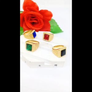 CINCIN PRIA TITANIUM  BATU KOTAK LIST ZIGZAG MOTIF WARNA SUPER ELEGAN ANTI LUNTUR DAN ANTI KARAT COD