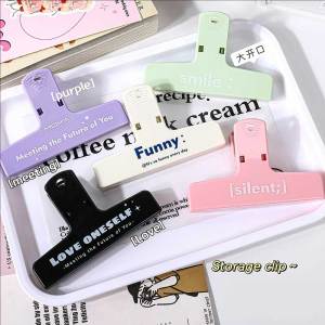 YESPERY คลิปหนีบถุงแบบพกพาที่เก็บเครื่องครัวอาหารซีลเก็บขนมขบเคี้ยวคลิปปิดถุงแม่เหล็กที่ปิดผนึกเครื่องมือพลาสติกอุปกรณ์เสริมการจัดห้องครัว