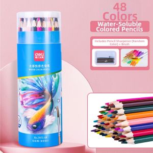 De Li | Water-Soluble Coloring Pencils 48 Colors