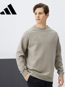 adidas | Áo Hoodie Cổ Tròn Đơn Sắc Phù Hợp Cách Nhiệt