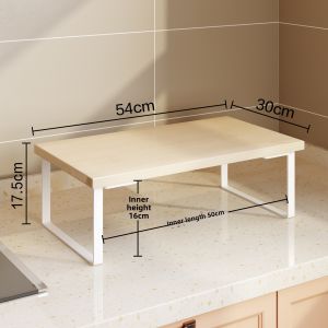 Height-adjustable Multipurpose Storage Rack Double Layer
