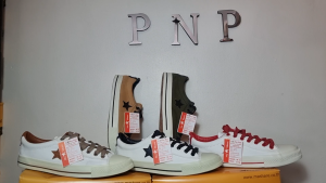 รองเท้า ผ้าใบ  M55  มาแชร์ Mashare ทรง วันดาว star สีทหารดำ ทหารขาว กากีดำ ครีมดำ ครีมแดง ครีมตาล มี เก็บปลายทาง 37-44