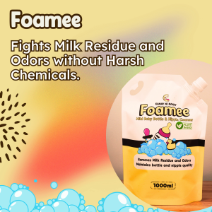 Kamay ni Nanay Foamee – Baby Bottle Cleanser & Nipple Wash | Natural Gentle Non-Toxic Plant Based