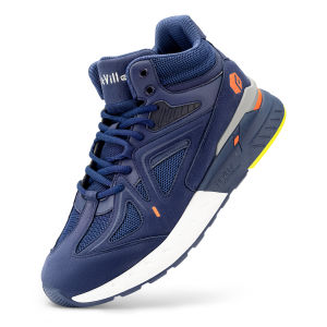 FitVille Mens High-Top รองเท้าบาสเก็ตบอลกว้างขึ้นรองเท้าผ้าใบลําลองน้ําหนักเบา Breathable สําหรับชายบวมฟุตบรรเทาอาการปวด