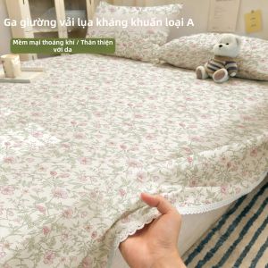 Gaorui | Bộ Drap Gấm Hai Lớp Và Vỏ Gối Cho Mùa Trong Năm Phù Hợp Với Ký Túc Xá Học Sinh Chất Lượng A-Class Dành Cho Bà Bầu