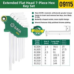SATA | Hex Key Wrench Set