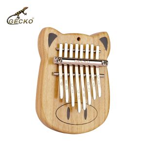 GECKO Kalimba 8-key thumb piano portable childrens adult gift K8mini CAT