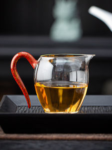 High Borosilicate Glass Handmade Dream South State Lacquer Tea Set Public Justice Cup Tea Ocean Tea Ceremony Vintage Style