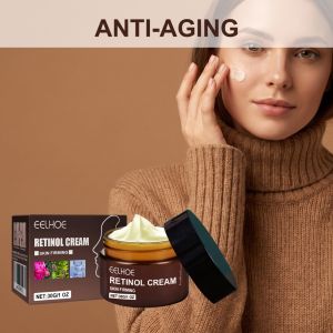 EELHOE | Retinol Firming Cream Deep Hydration Smooth Fine Lines Soft Loose Skin Herbal Soothe Dull Tone Light Daily Facial Moisturizer