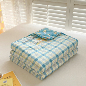 DOHIA | Summer Air Conditioning Blanket Single Person Childrens Cotton Machine Washable
