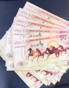 Combo 100 Tờ Tiền Mã Đáo Thành Công Macao lưu niệm làm quà tặng lì xì đẹp mắt ý nghĩa - Tiền Lì Xì Năm Con Ngựa