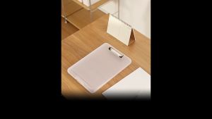 2 IN 1 Clipboard with Storage: High Capacity A4 File Box Clipboard